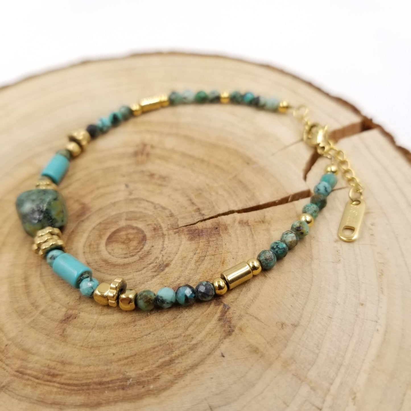 Exquisite African Turquoise Bracelet