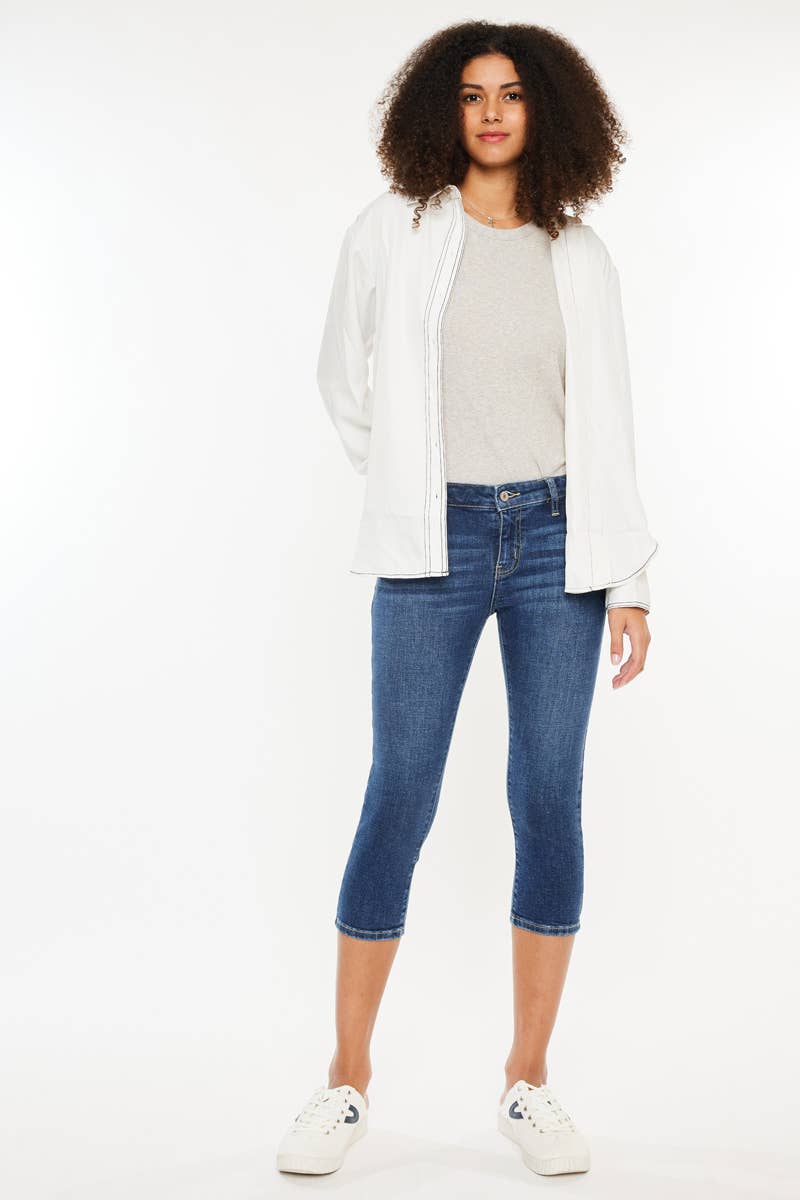 KAN CAN CROP CAPRI JEANS