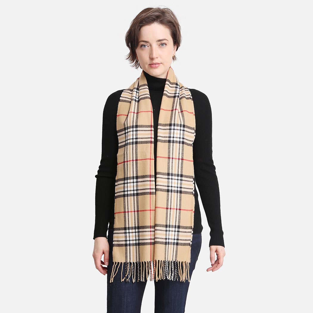 Multi Patterned Cashmere Feel Oblong Scarves