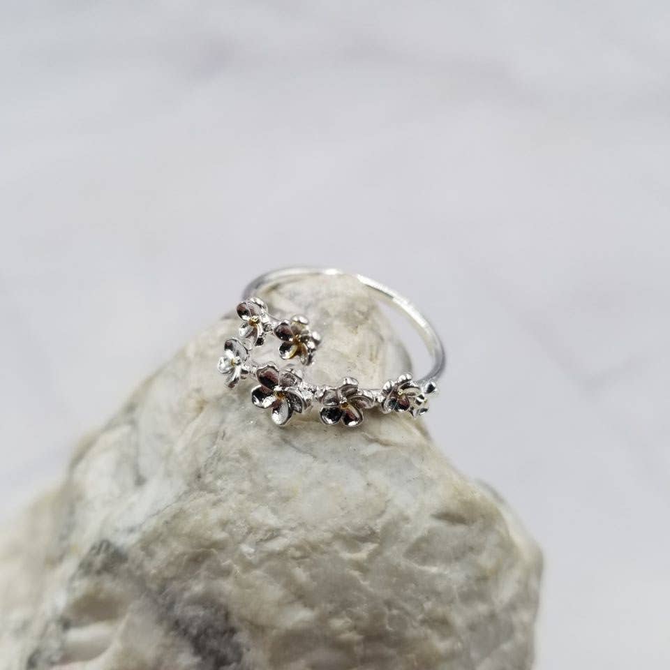 Blossom Flower Adjustable Ring