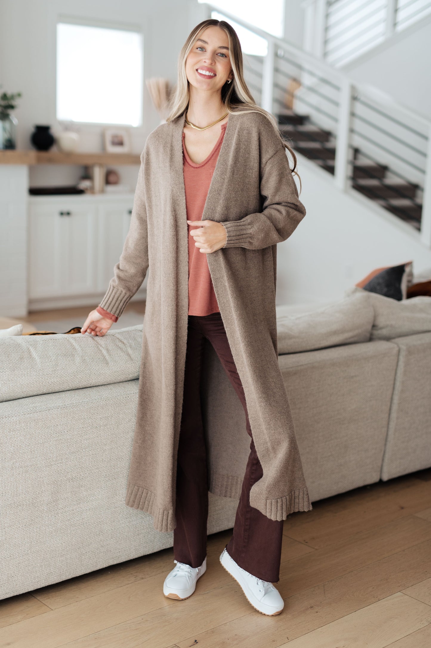 CLEARANCE Behind The Scenes Waffle Knit Top