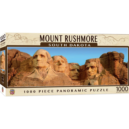 Mount Rushmore 1000 Piece Panoramic Puzzle