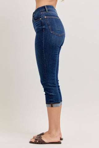 Judy Blue Capri Cutoff cuff