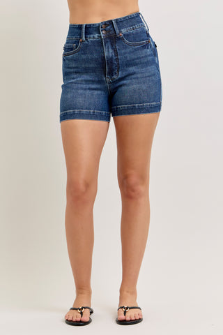 Judy Blue Slim Shorts Tummy Control