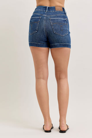 Judy Blue Slim Shorts Tummy Control