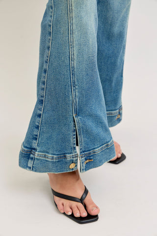 Judy Blue Jeans Denim HW Vintage Wash Flare