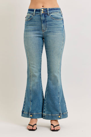 Judy Blue Jeans Denim HW Vintage Wash Flare