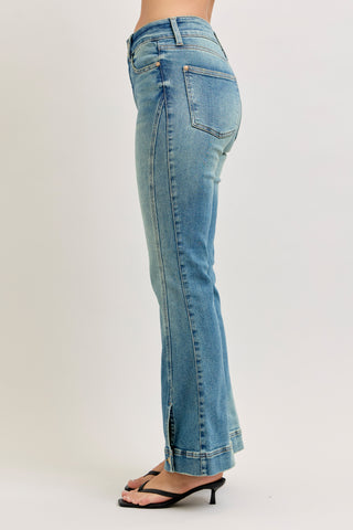 Judy Blue Jeans Denim HW Vintage Wash Flare