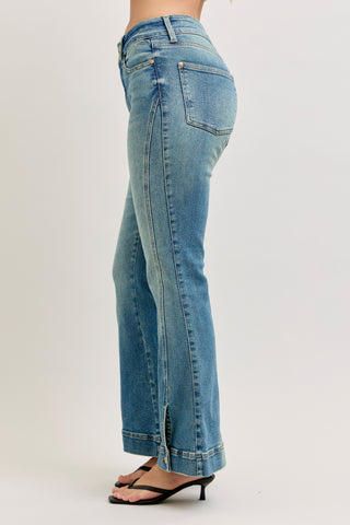 Judy Blue Jeans Denim HW Vintage Wash Flare