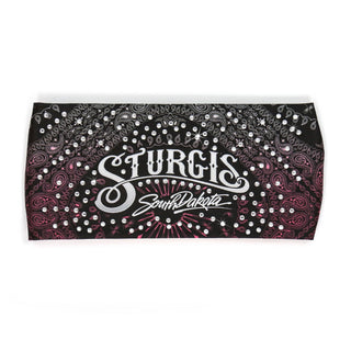 Hot Leathers Bling Bands Sturgis Bandana Rhinestone Crystal Headband Wraps
