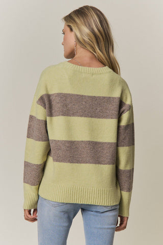 Adora COZY CHIC STRIPED SWEATER