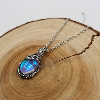 Vintage Moonlight Stone Necklace
