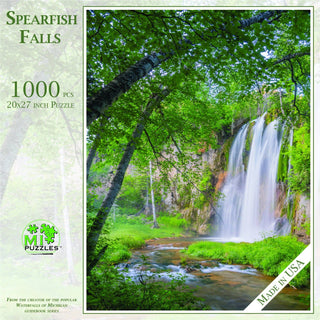 Spearfish Falls Black Hills South Dakota- 1000 Piece Jigsaw Puzzle