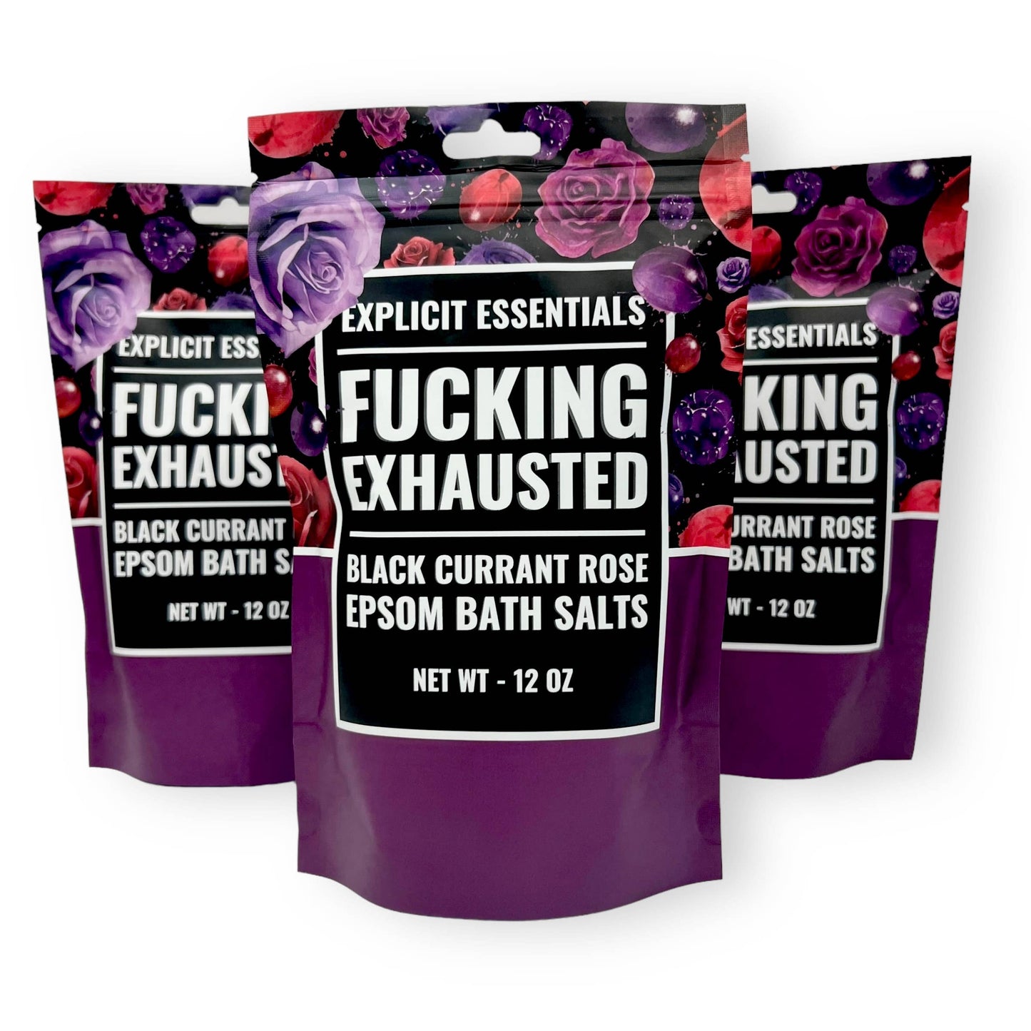 Fucking Exhausted Bath Epsom Salts 12oz Bag