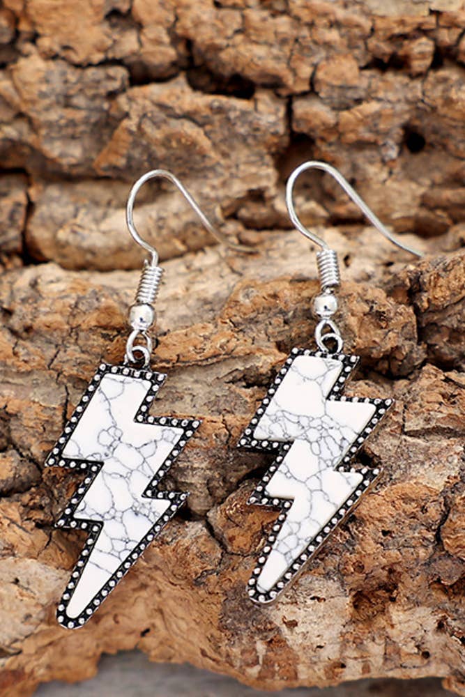 Lightening Stone Earrings