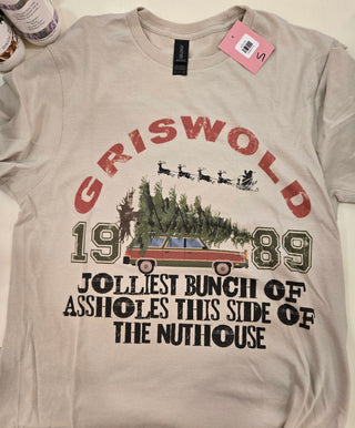 Griswold Christmas graphic tee t-shirt