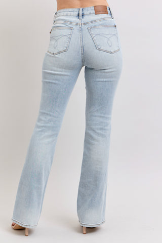 Judy Blue Light Denim Tummy Control Bootcut Jeans