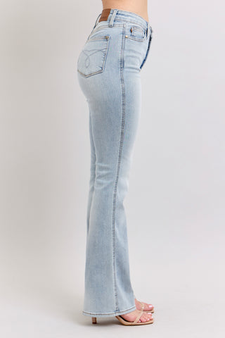 Judy Blue Light Denim Tummy Control Bootcut Jeans