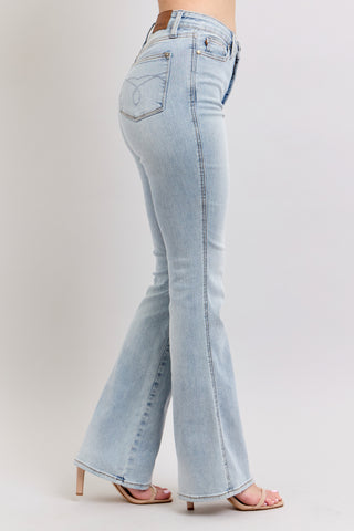 Judy Blue Light Denim Tummy Control Bootcut Jeans
