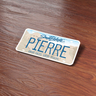 South Dakota License Plate Stickers - Custom SD City Decals