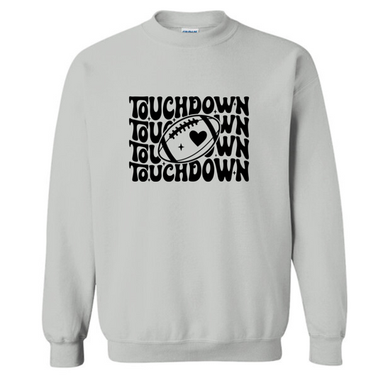 Touchdown Stacked Football Crew