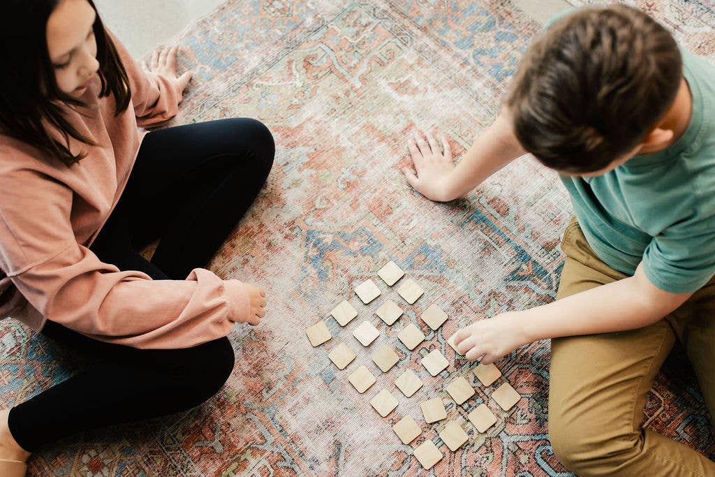 State Memory Matching Game - Wood Memory Game SOUTH DAKOTA