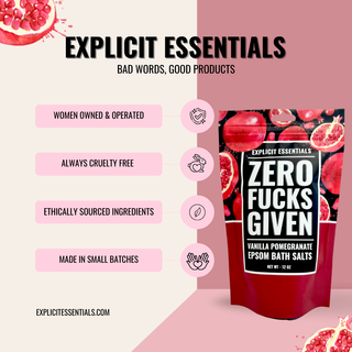 Zero Fucks Given Bath Salts 12oz Bag
