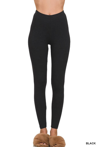 Premium Cotton Full Length Leggings