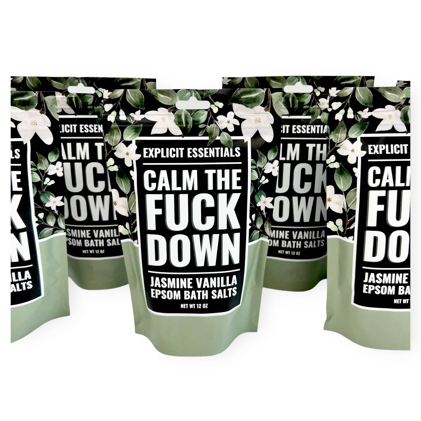 Calm The Fuck Down Bath Epsom Salts 12oz Bag