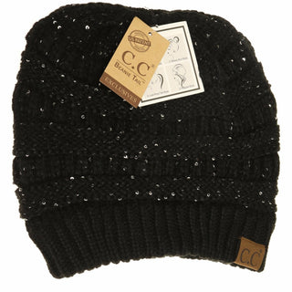 Sequin CC Beanie Tail Beanie MB730