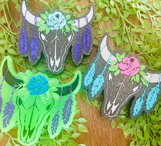 Feather Bull Car Freshie 