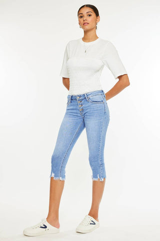 KAN CAN CAPRI CROP JEANS