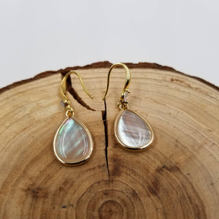 Natural Shell Drop Earrings