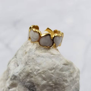 Enamel Heart Ring