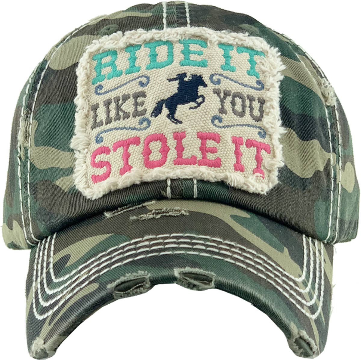 RIDE IT LIKE YOU STOLE IT WASHED VINTAGE BALLCAP