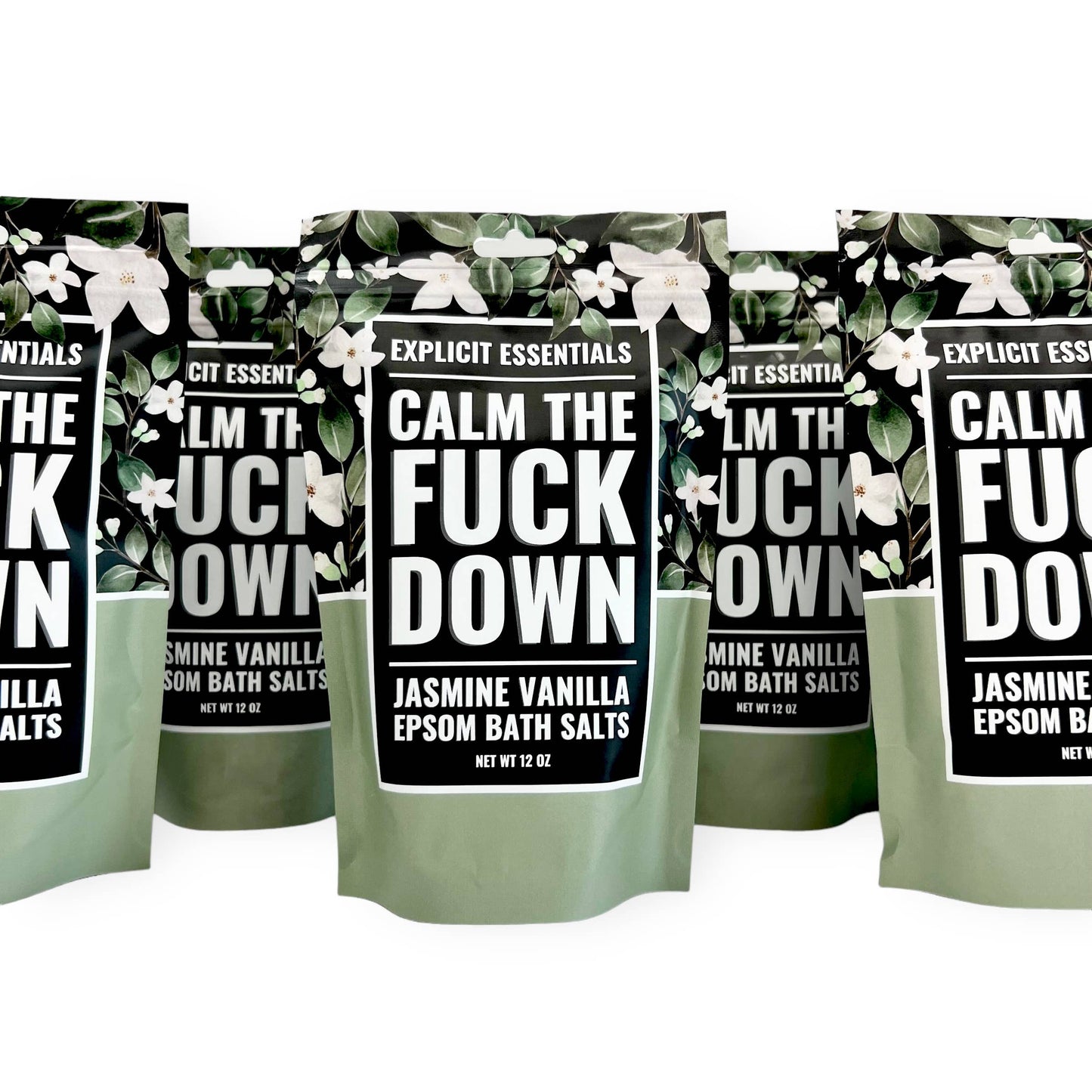 Calm The Fuck Down Bath Epsom Salts 12oz Bag