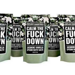 Calm The Fuck Down Bath Epsom Salts 12oz Bag