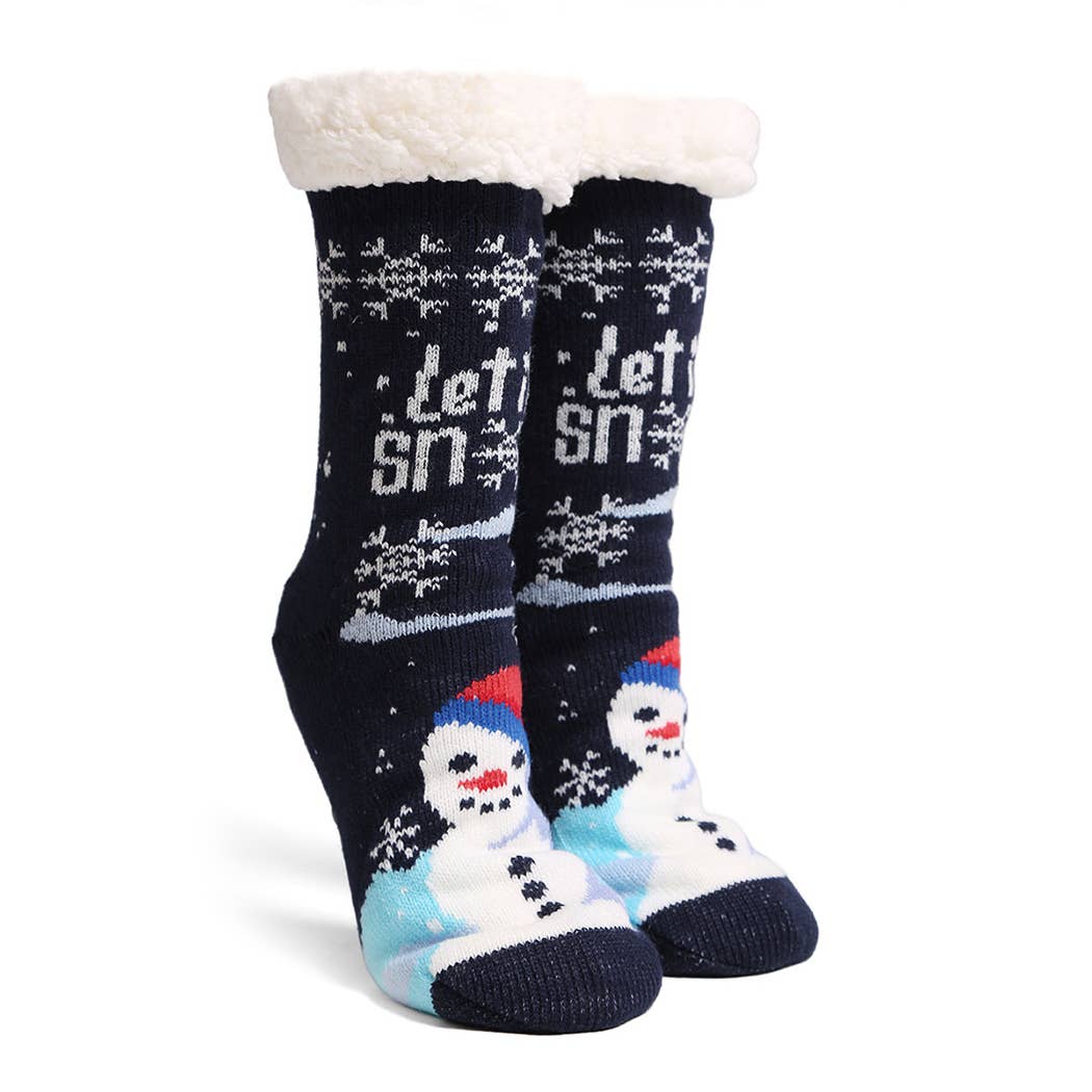 Luxury Soft X-Mas Design Mini Crew Winter Socks