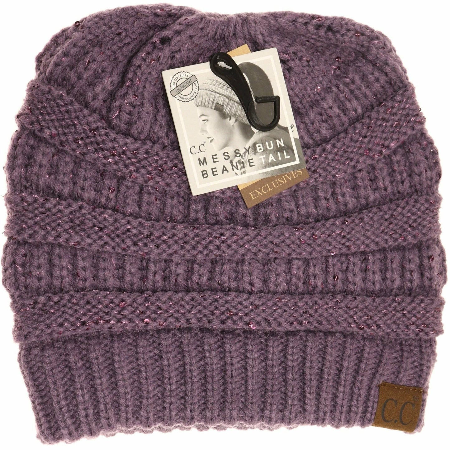 Sequin CC Beanie Tail Beanie MB730