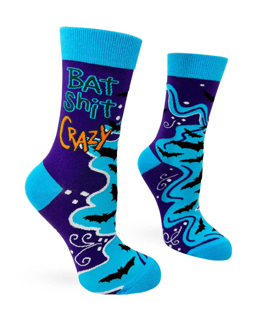 Bat Shit Crazy Ladies' Crew Socks