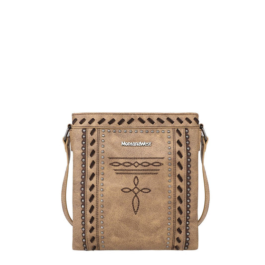 MW1124G-9360 Montana West Embroidered Stitch Crossbody