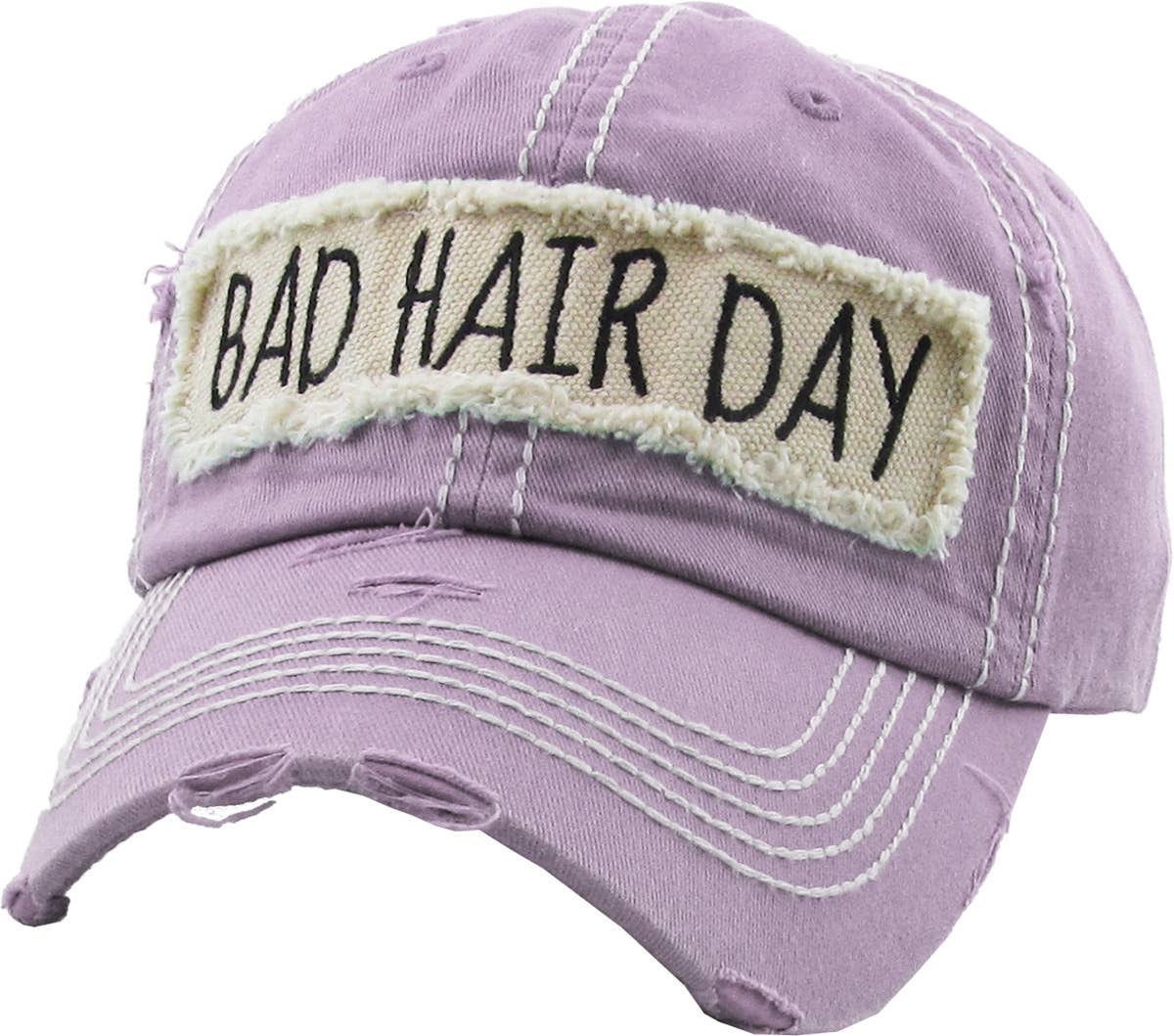 Bad Hair Day Washed Vintage Ball Cap