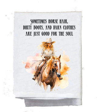 Cowgirl, Dish Towel, Cowgirls on Horses