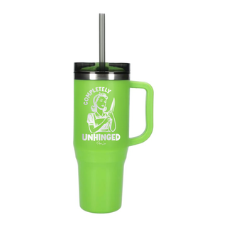 Completely Unhinged Laser Etched 40oz Tumbler + Straw