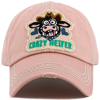 Crazy Heifer Vintage Ballcap