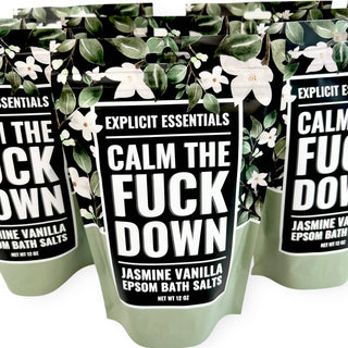 Calm The Fuck Down Bath Epsom Salts 12oz Bag