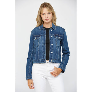 DARK WASH DENIM JACKET