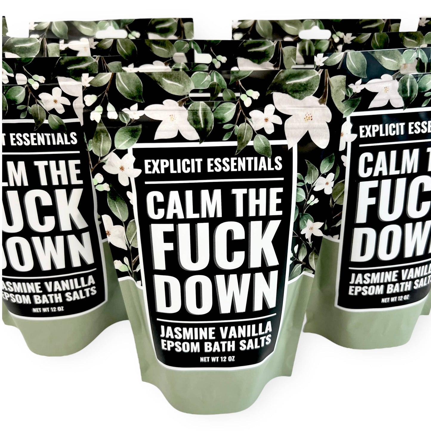 Calm The Fuck Down Bath Epsom Salts 12oz Bag