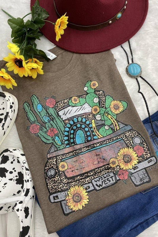 Wild west CactusGraphic Tshirt