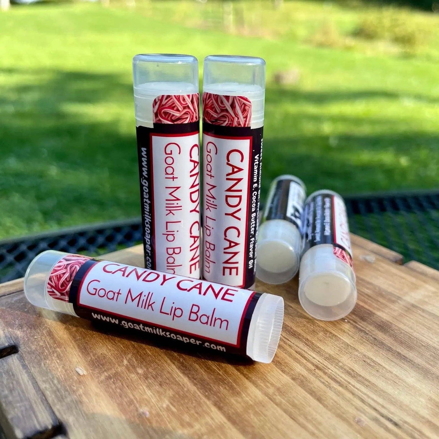 Candy Cane Goat Milk Lip Balm